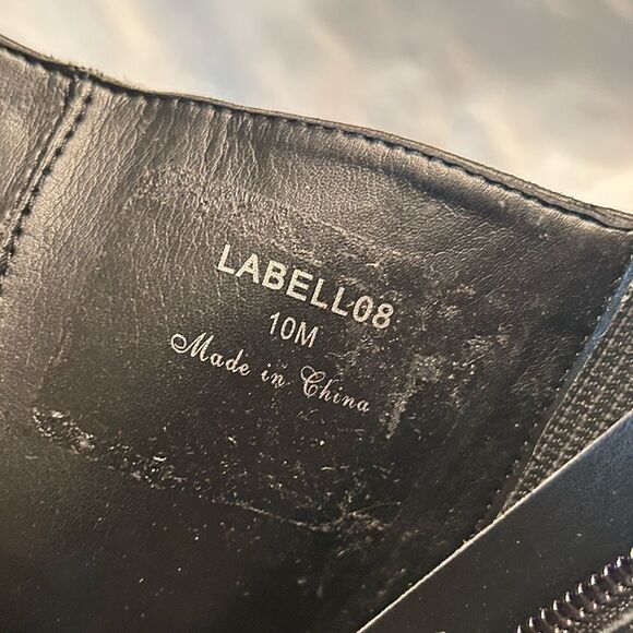 Donald J Pliner Black Platform Leather Boots(Size 10M) - Picture 11 of 11